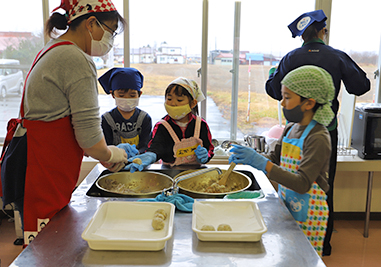 きょうの豊頃_大津小学校で食育学習の画像2