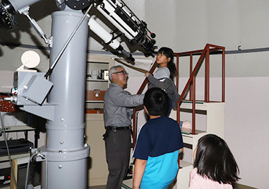 豊頃小学校で天体観測会の画像