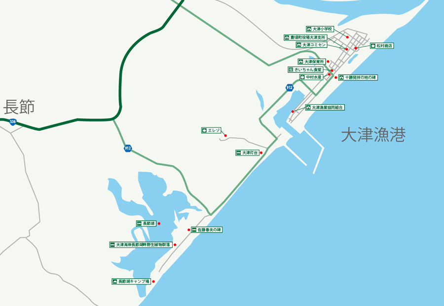 豊頃町大津MAP