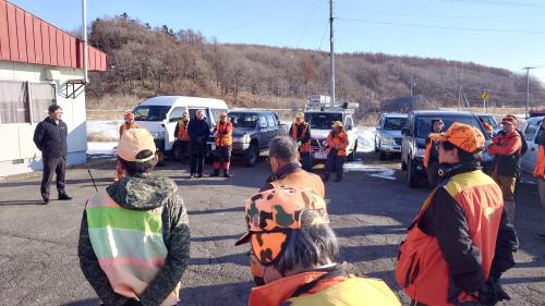 エゾシカ一斉駆除①