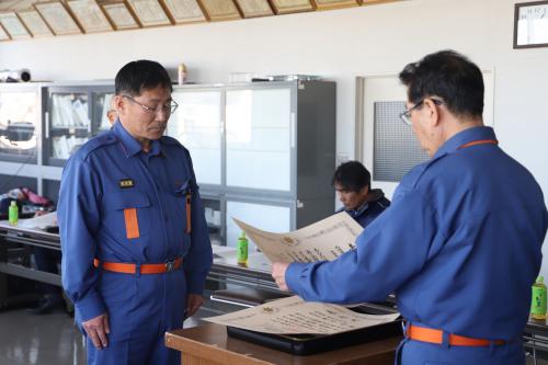 消防団幹部会議③