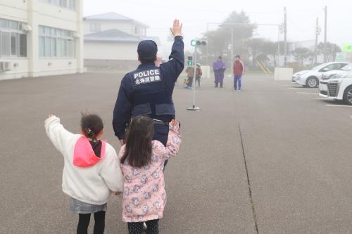 大津小交通安全教②