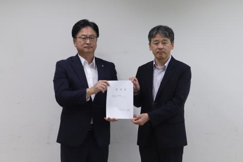池田河川事務所要望書提出