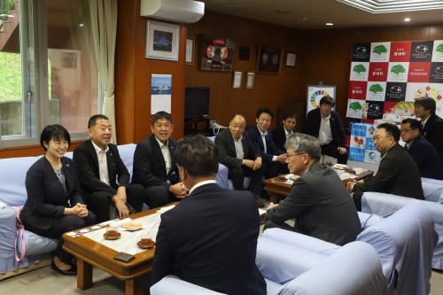 設楽市長訪問②