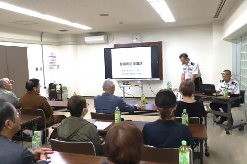 自衛隊後援会総会・防衛講話