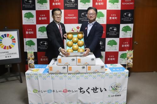 筑西市表敬訪問①