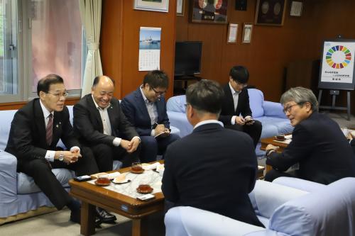 筑西市表敬訪問