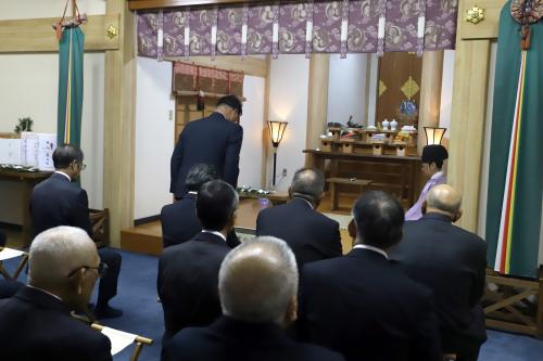 茂岩神社秋季祭典宵宮①