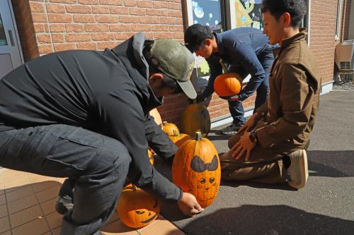 JA豊頃青年部_ハロウィンかぼちゃ②